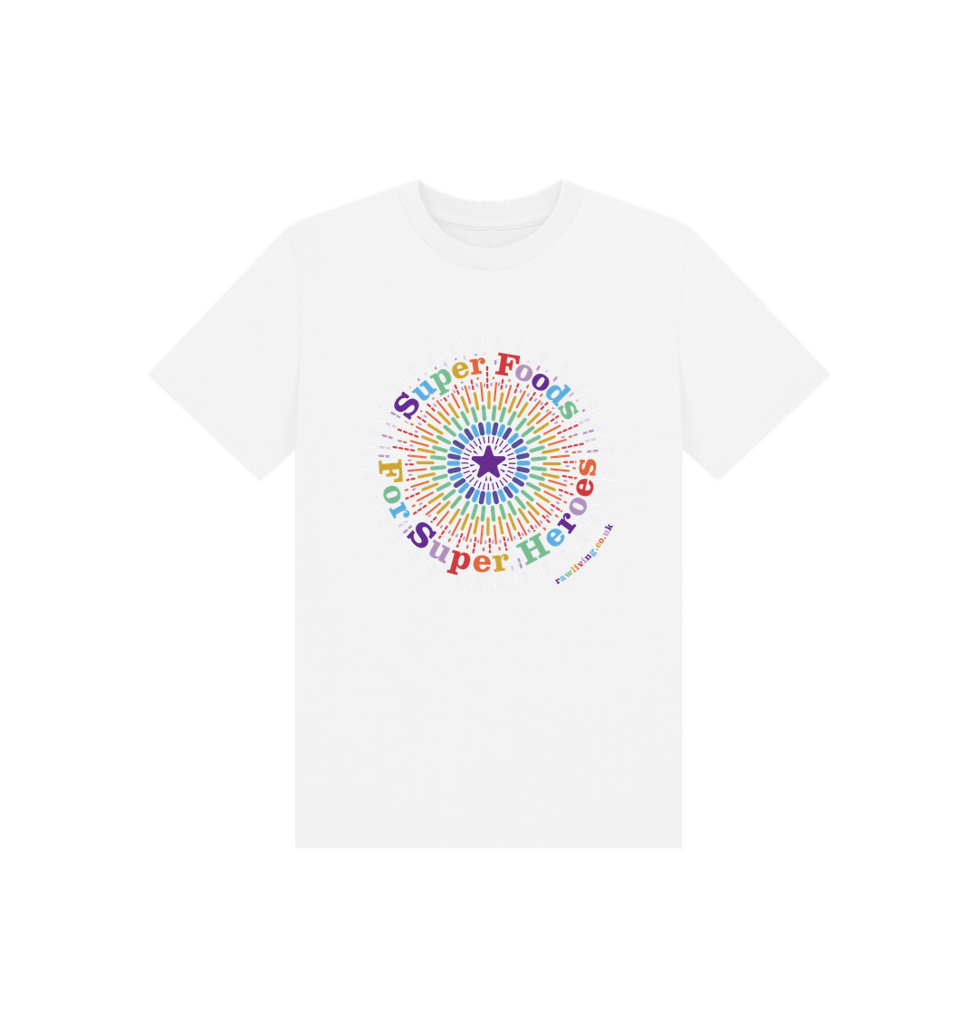 White Printed Kids T-Shirt