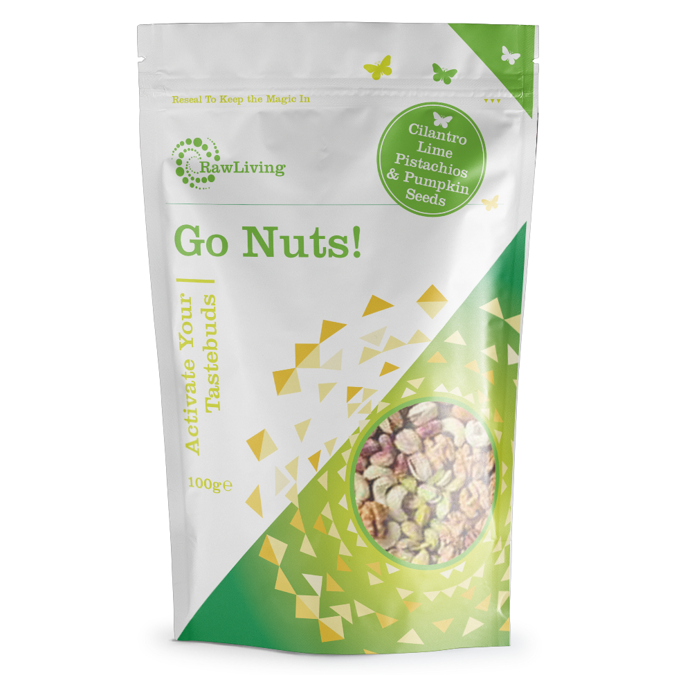 Go Nuts! Activated Cilantro Lime Pistachios & Pumpkin Seeds