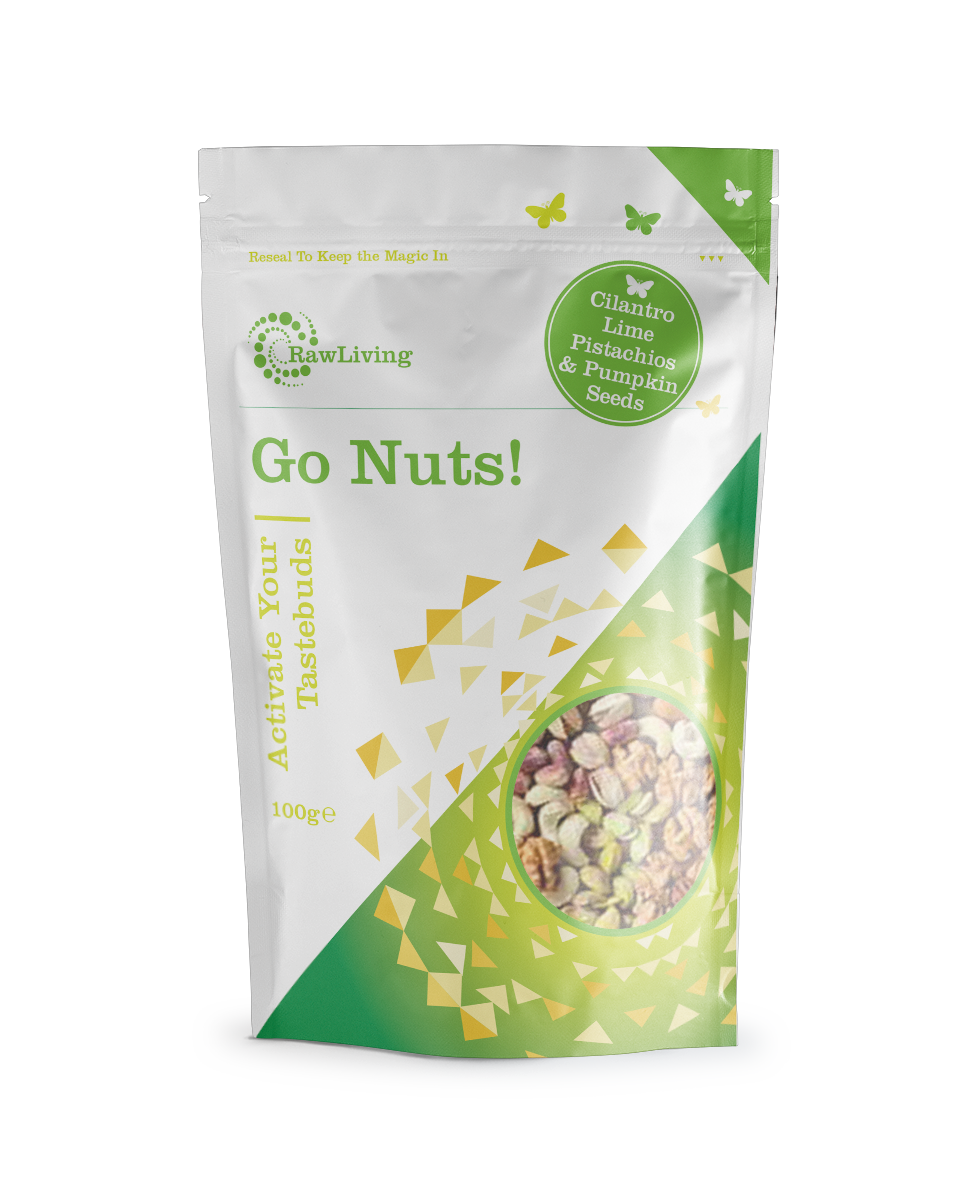 Go Nuts! Activated Cilantro Lime Pistachios &amp; Pumpkin Seeds