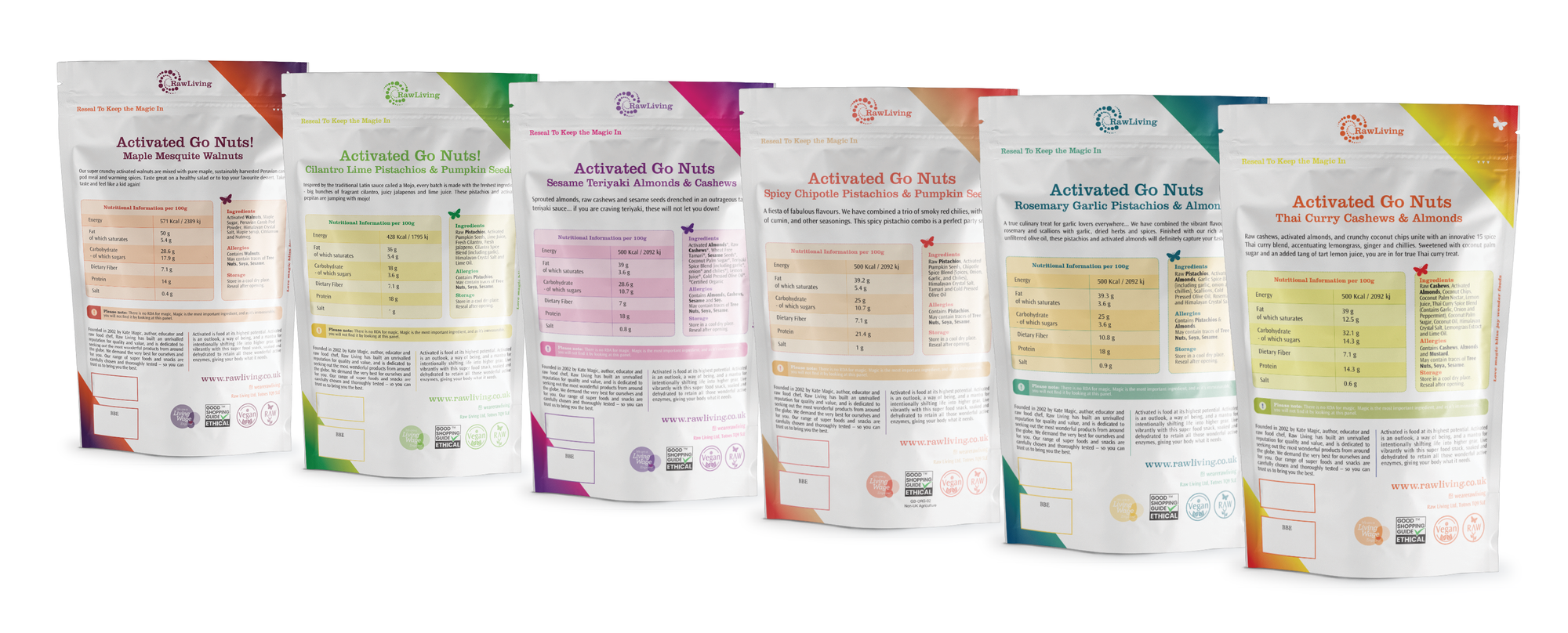 Go Nuts! 100g Bundle - Buy 5 Get 1 Free (6 x 100g)