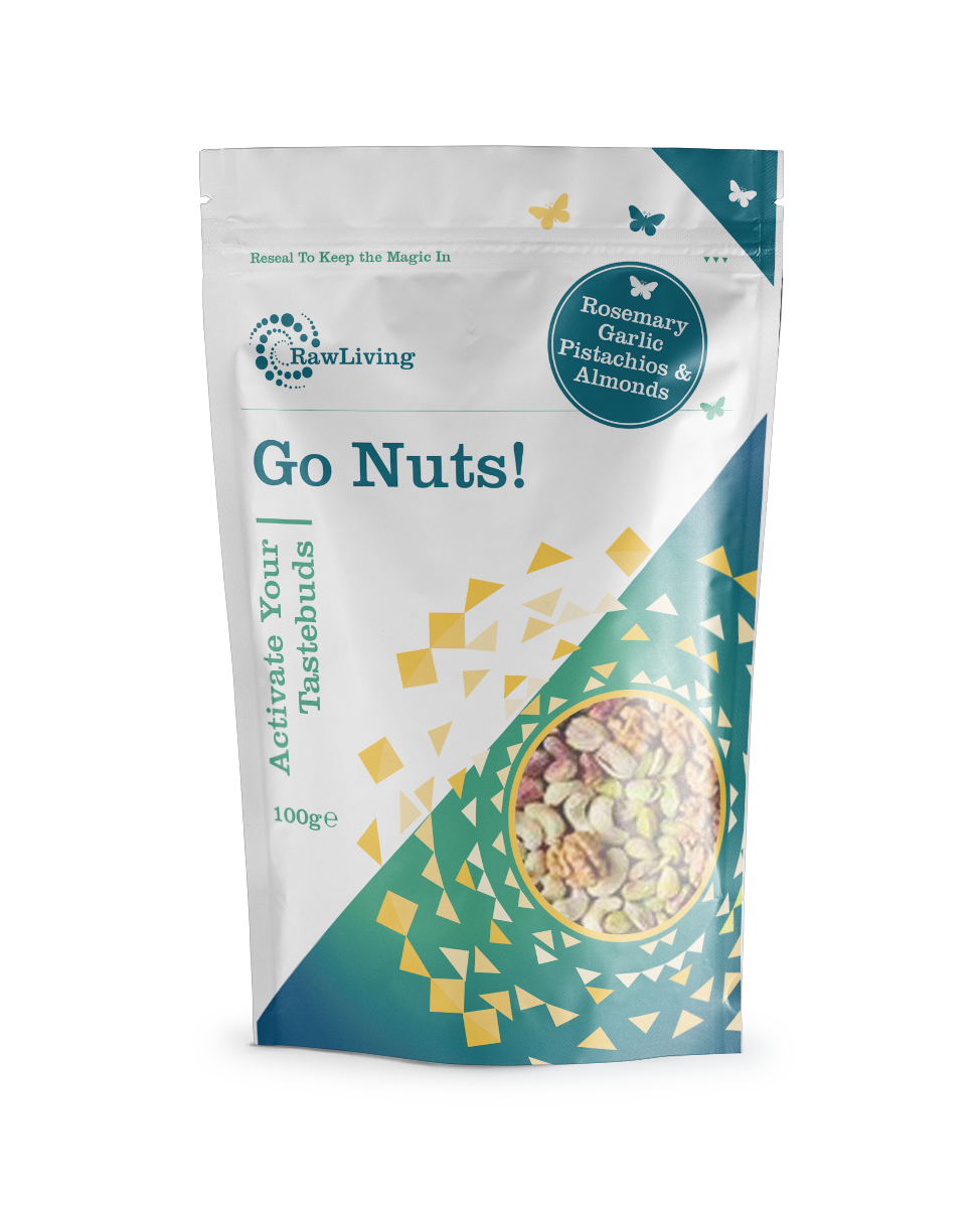 Go Nuts! Activated Rosemary Garlic Pistachios &amp; Almonds