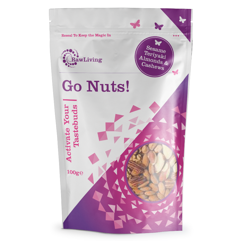 Go Nuts! Activated Sesame Teriyaki Almonds & Cashews