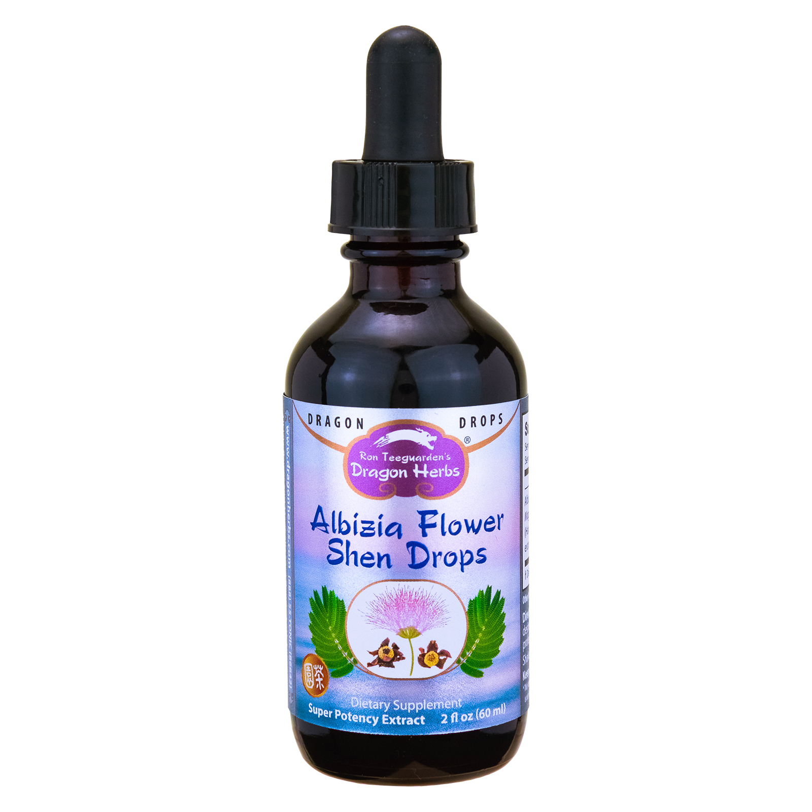 Dragon Herbs - Albizia Flower Shen Drops - Dragon Drops (2 fl.oz)