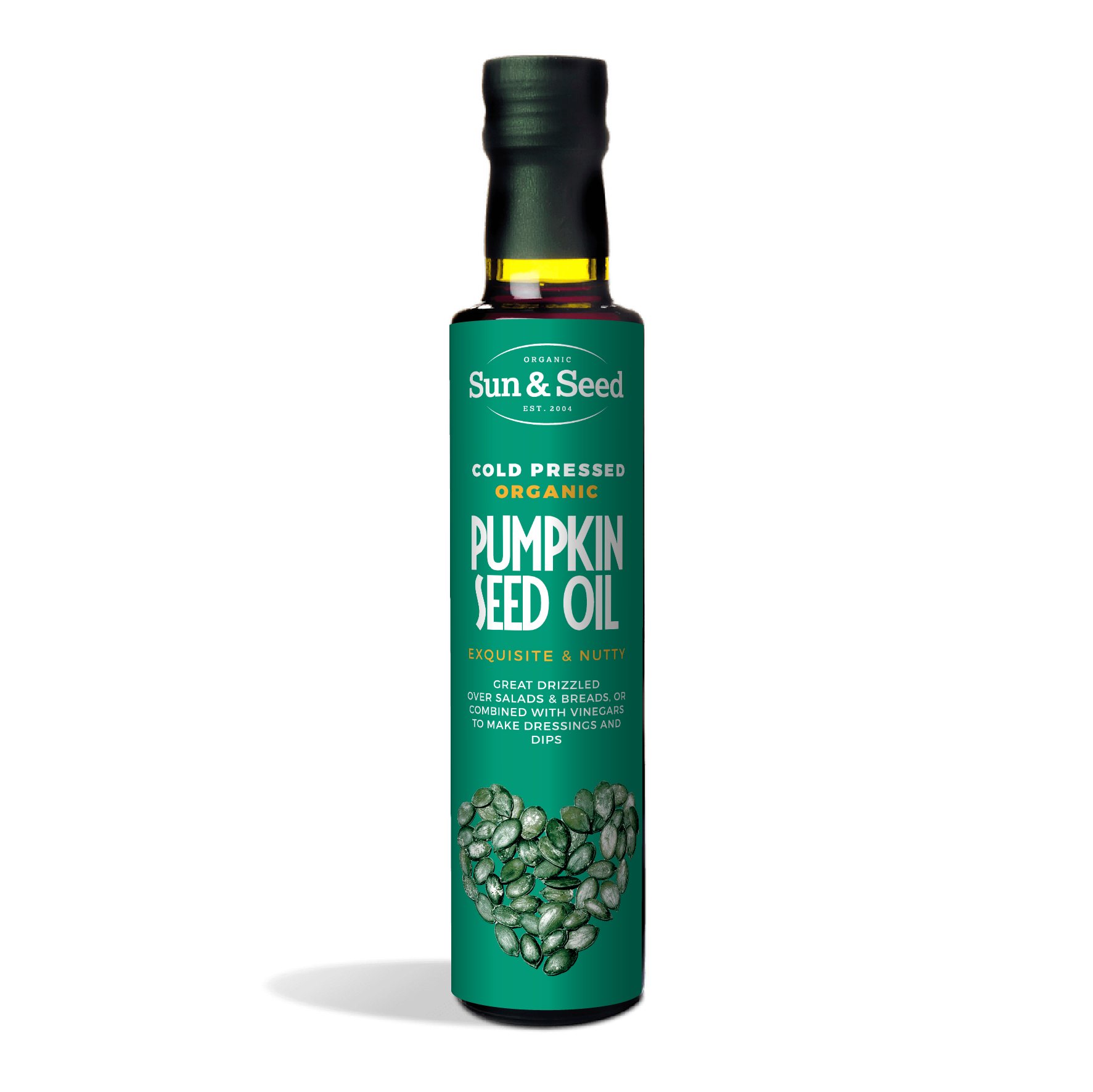 Pumpkin Seed Oil - Organic, Cold Pressed (250ml)