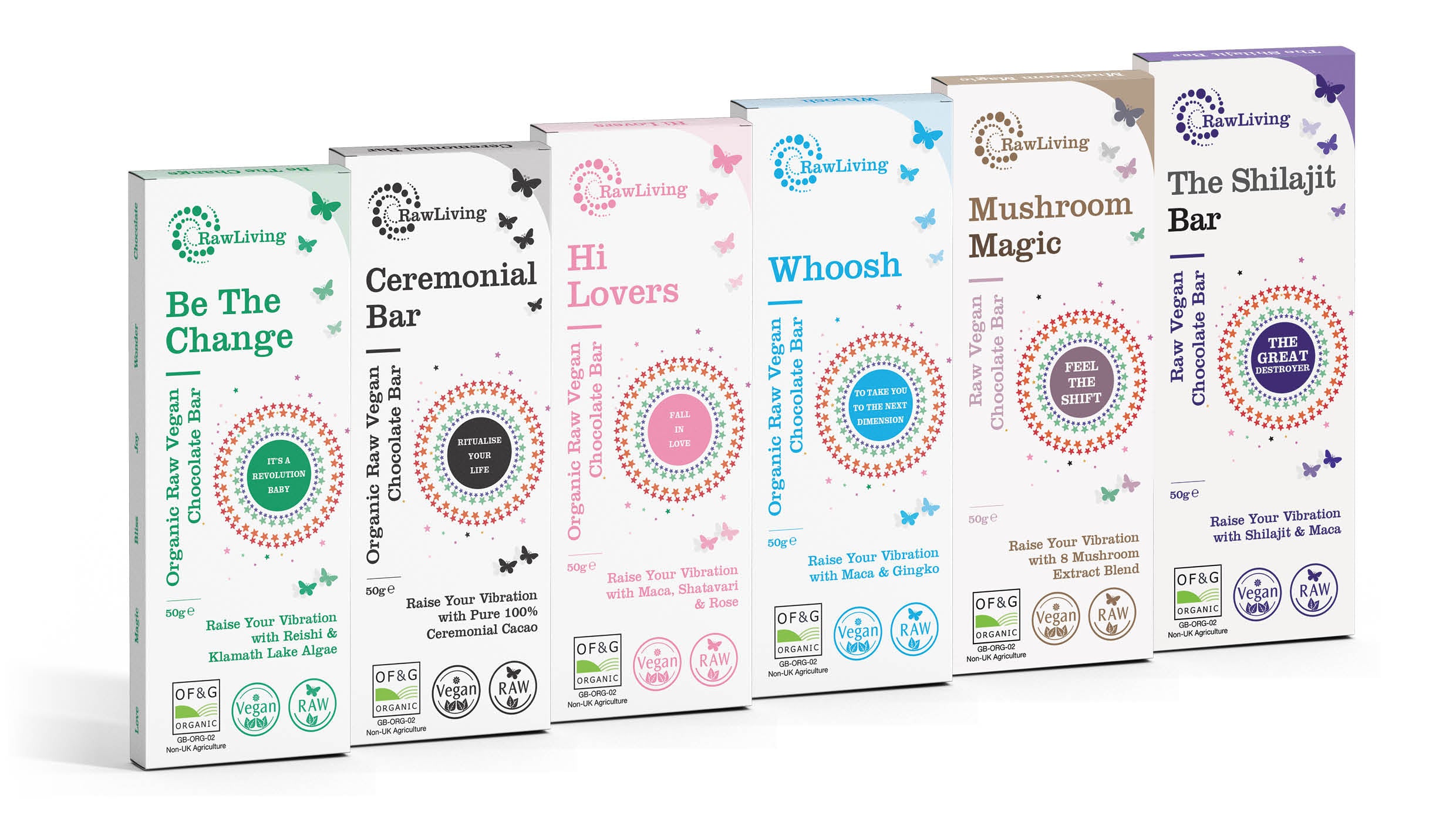 Mushroom Magic Raw Chocolate Bar with 8 Mushroom Extract (50g)