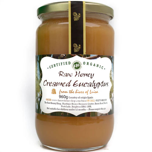 Raw Organic Honey - Creamed Eucalyptus 960g