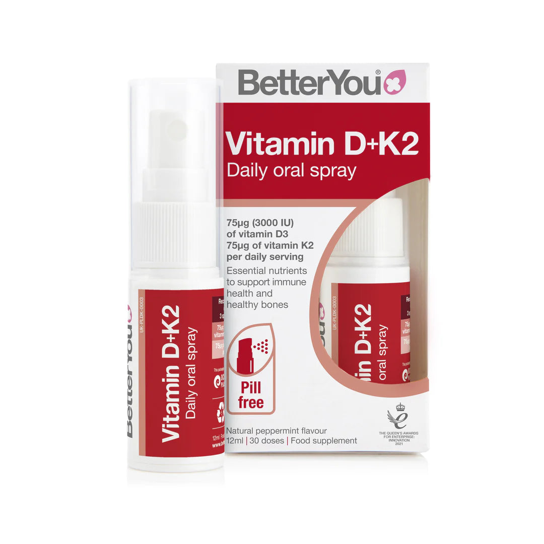 Vitamin D3 + K2 Daily Oral Spray (12ml)