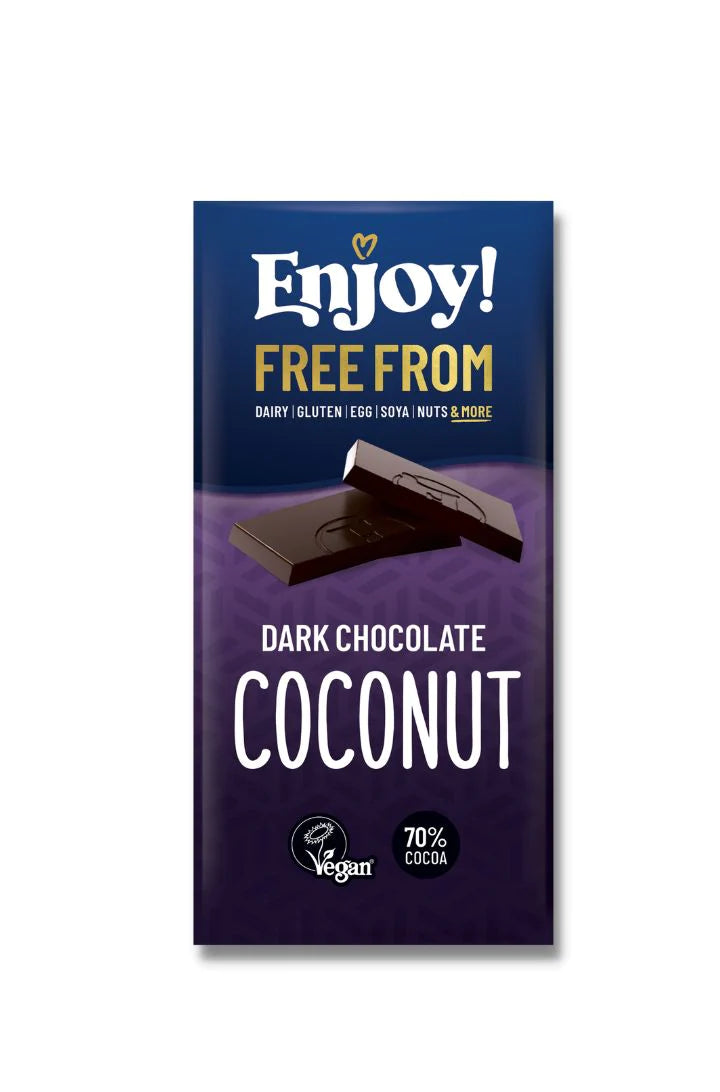 Enjoy Raw Chocolate - Dark Coconut (70g)