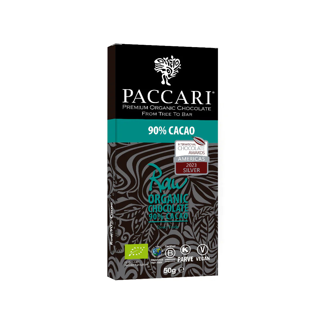 Raw Organic Chocolate Bar 90% (50g)