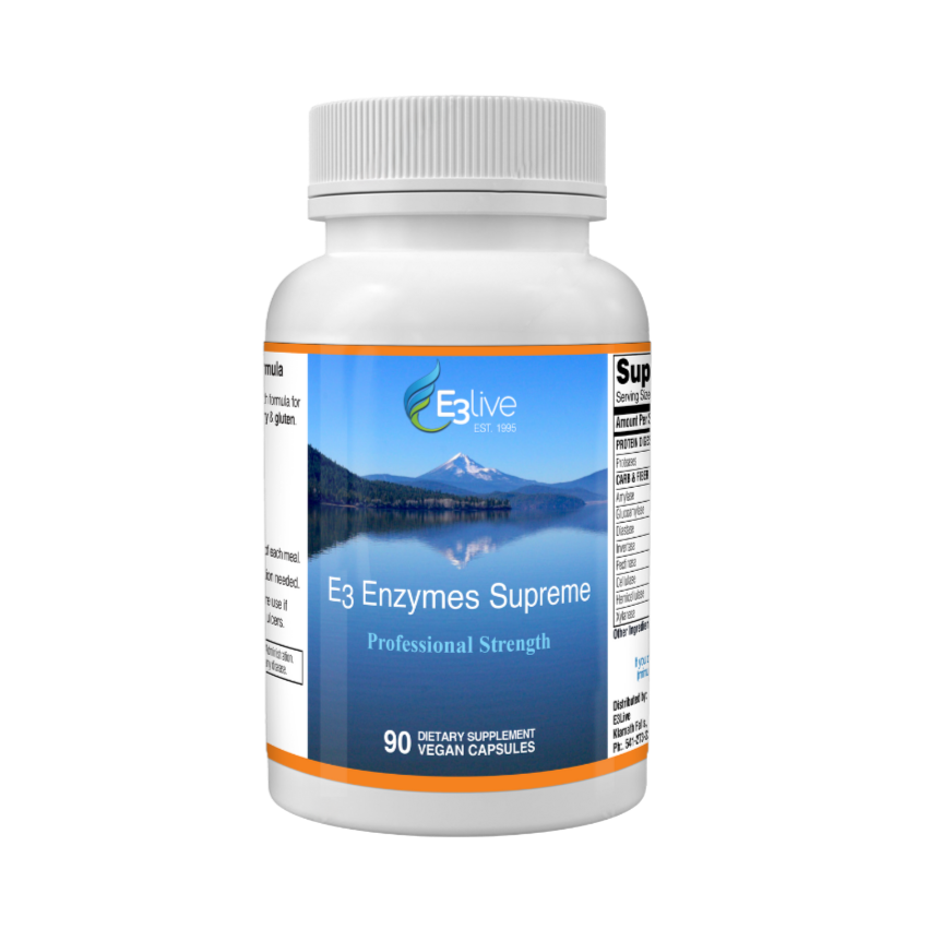 E3Enzymes Supreme Professional Strength (90 Capsules | 460mg)
