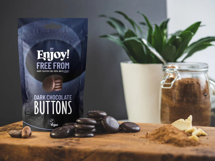 Enjoy Raw Chocolate - Dark Buttons (100g)