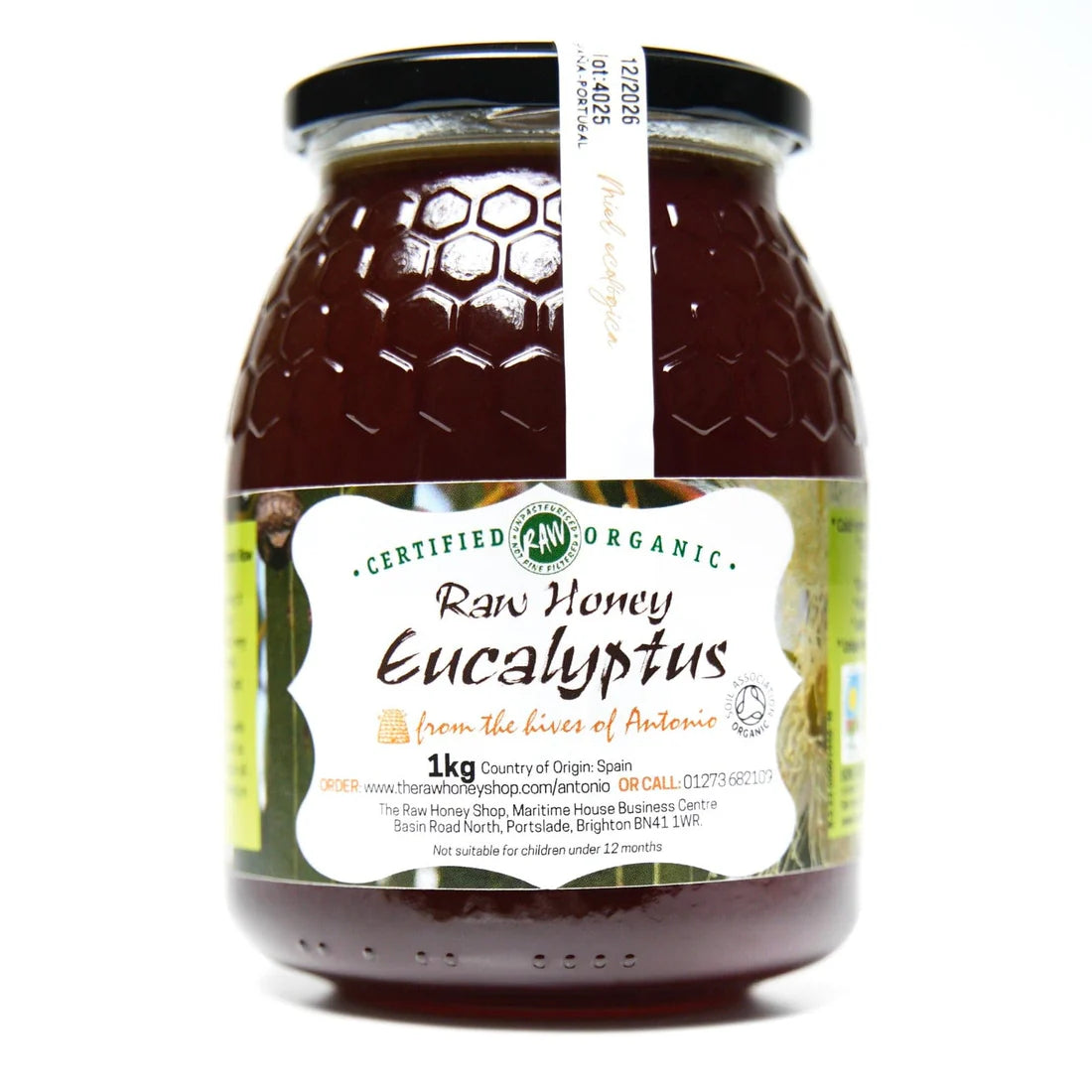 Raw Organic Honey - Eucalyptus 1kg