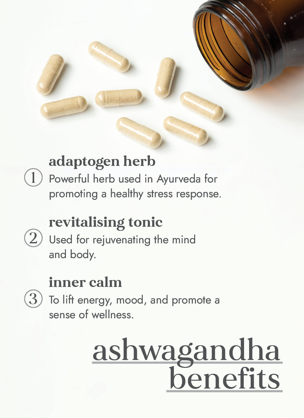 Organic Fresh-Ground Ashwagandha (60 caps)