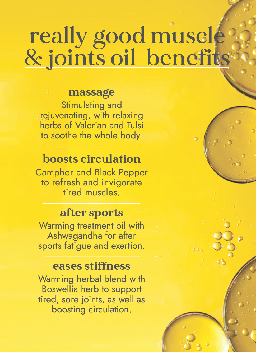 Really Good Muscle and Joints Oil (100ml)