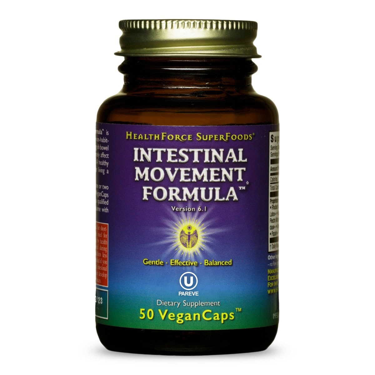 HealthForce Intestinal Movement Formula (50 Caps, 120 Caps)