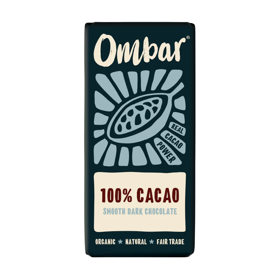 100% Cacao Organic Chocolate Bar | Ombar | Raw Living UK – Raw Living ...