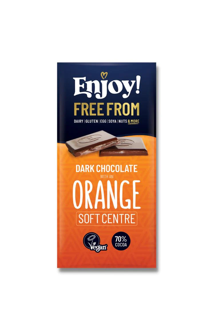 Enjoy Raw Chocolate - Orange Soft Centre (70g)