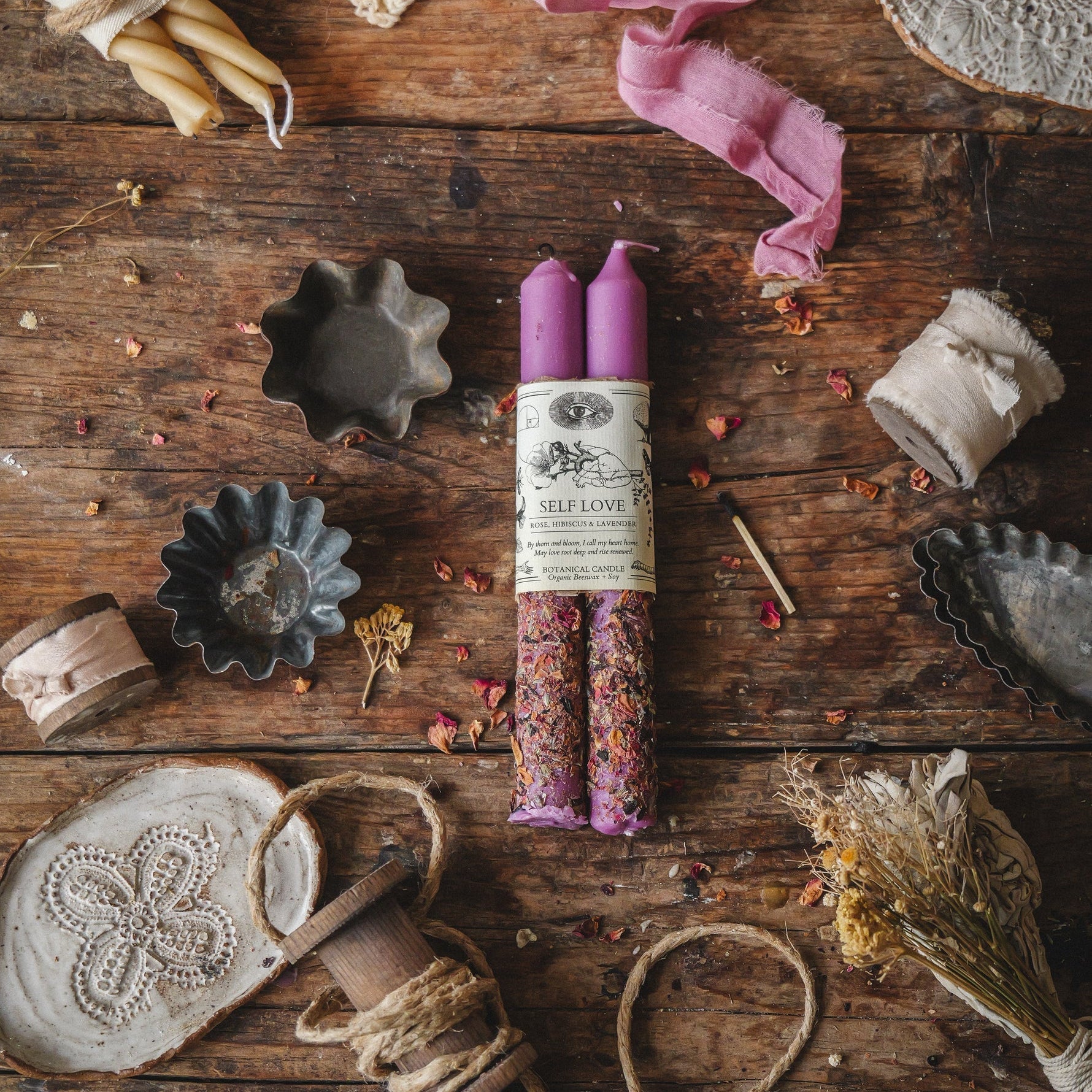 Self-Love Ritual Candle | Heart Healer & Inner Softener