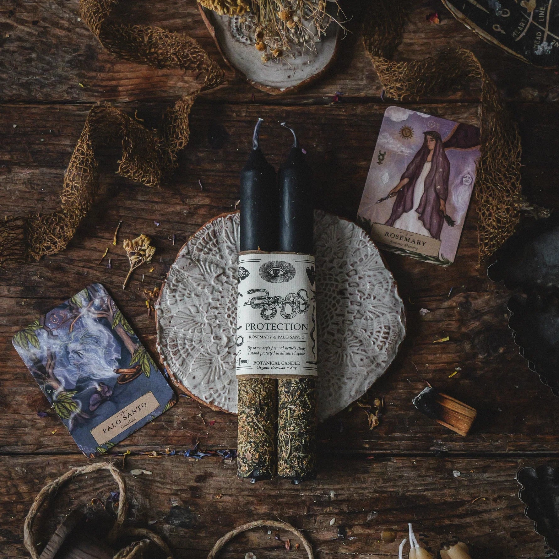 Protection Ritual Candle | Shadow Shield & Transmutation