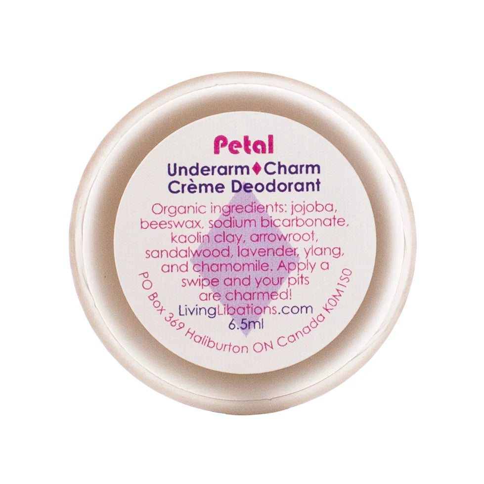 Living Libations - Petal Underarm Charm Crème Deodorant