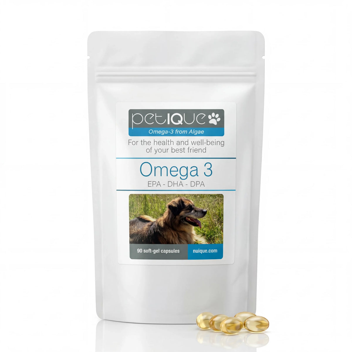 PetIQue Vegan Algae Omega 3 (EPA • DHA • DPA)