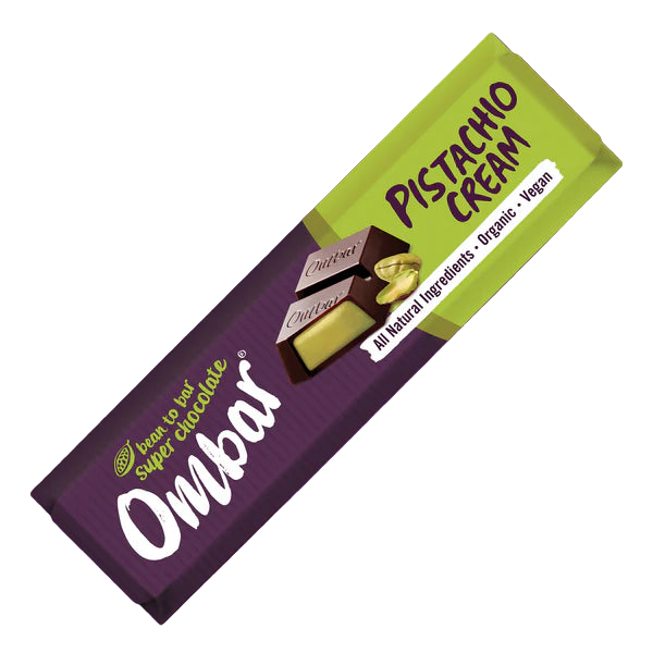 Filled Pistachio Cream Organic Chocolate