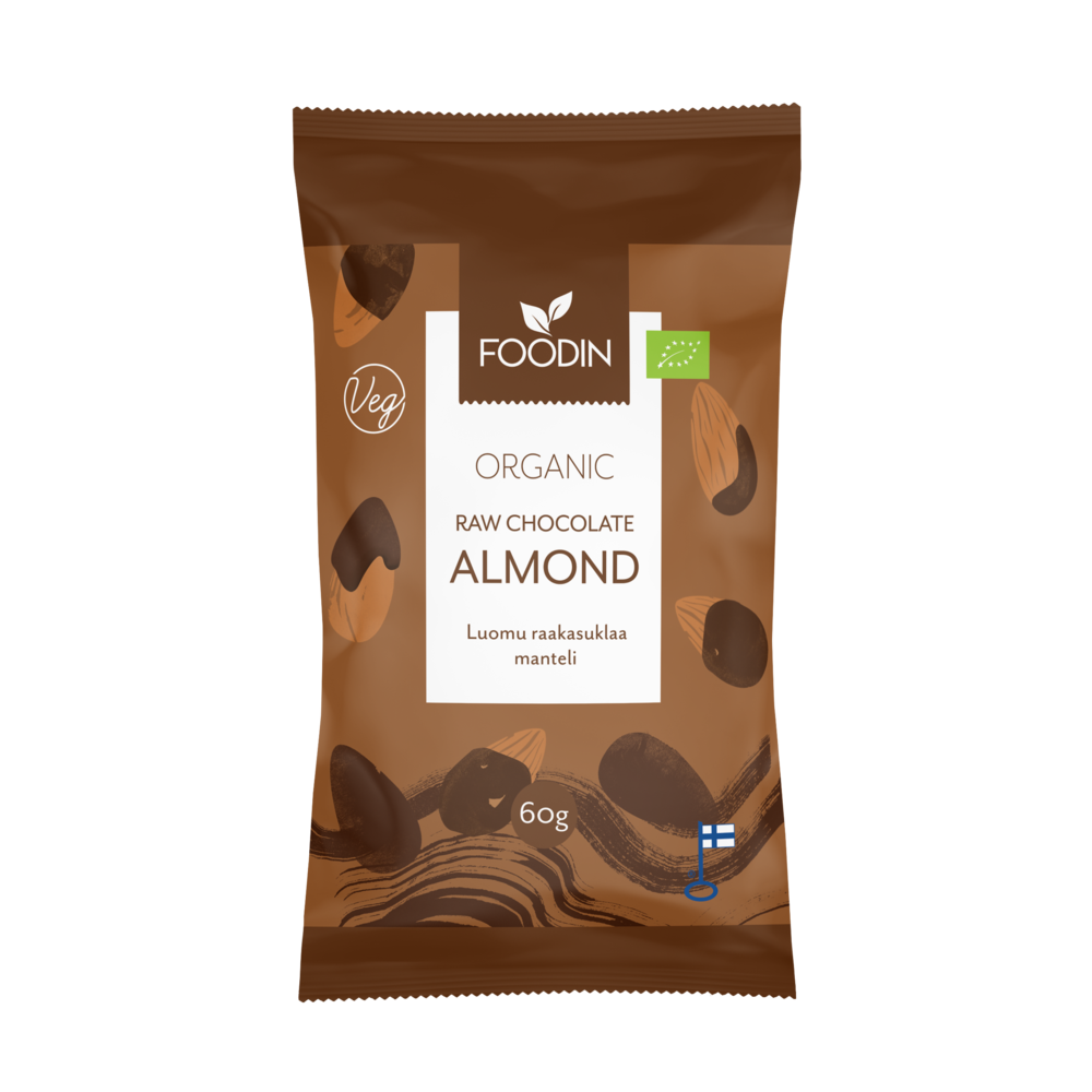 Organic Raw Chocolate Coated Almonds