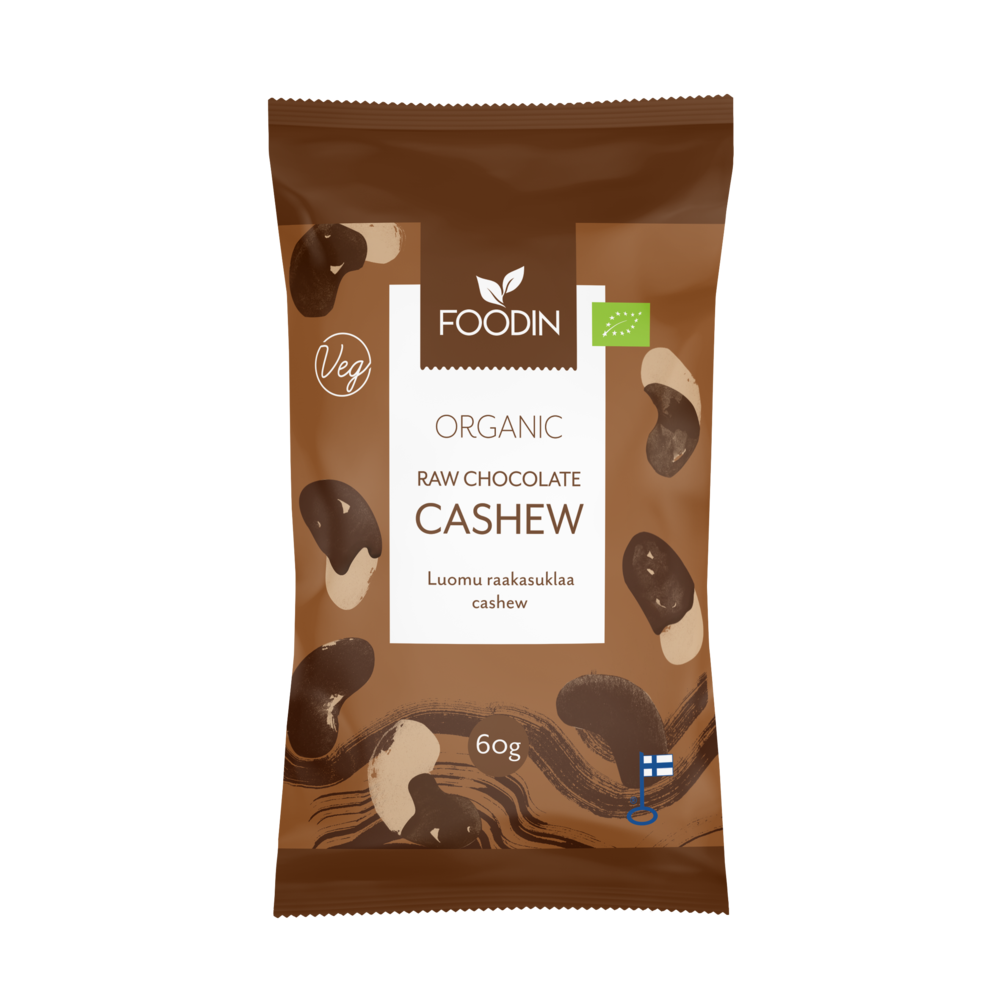 Organic Raw Chocolate Coated Cashews