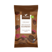 Organic Raw Chocolate Coated Raspberry