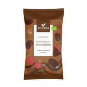 Organic Raw Chocolate Coated Strawberry