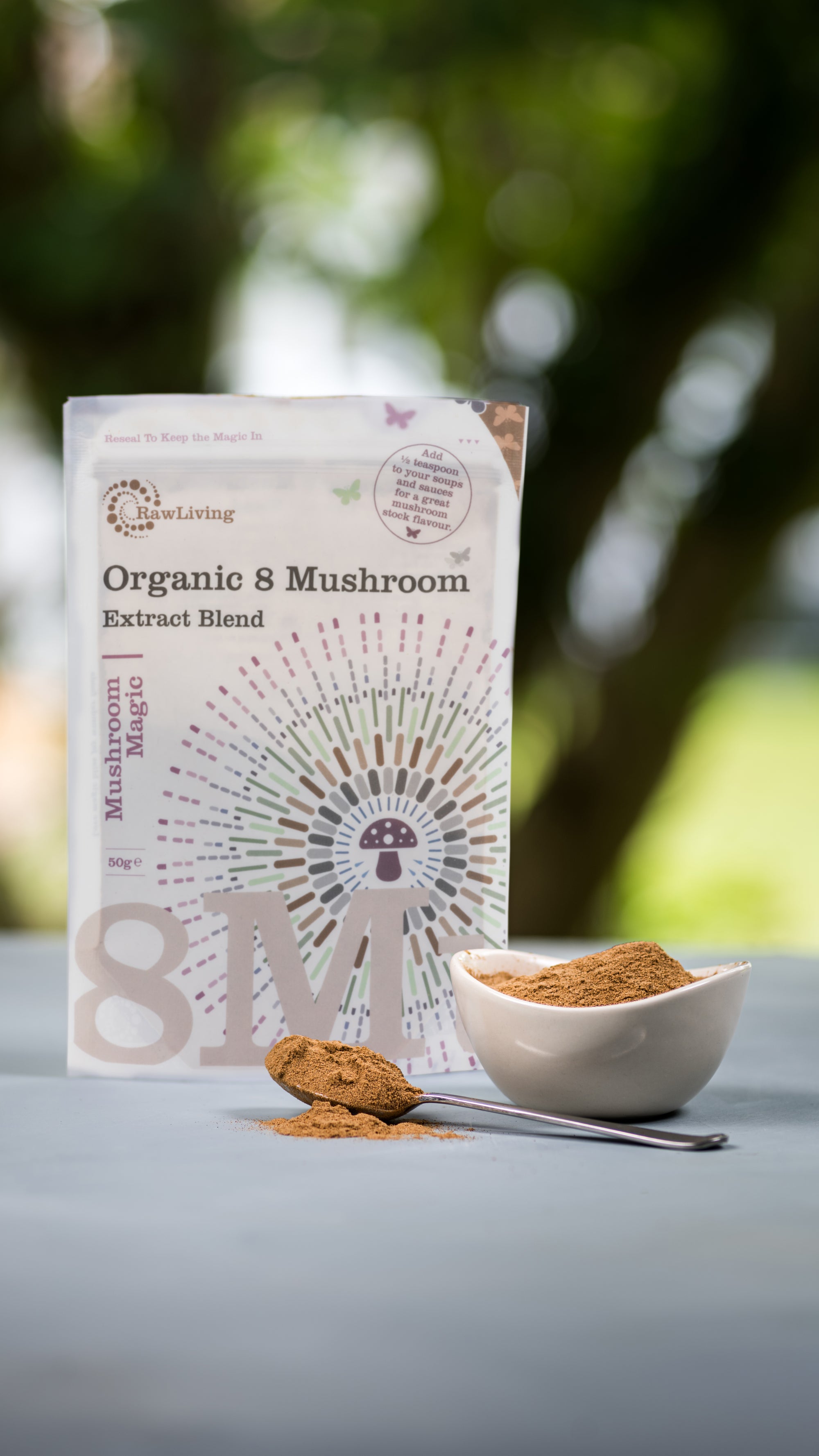 8 Mushroom 8:1 Extract Powder - Organic