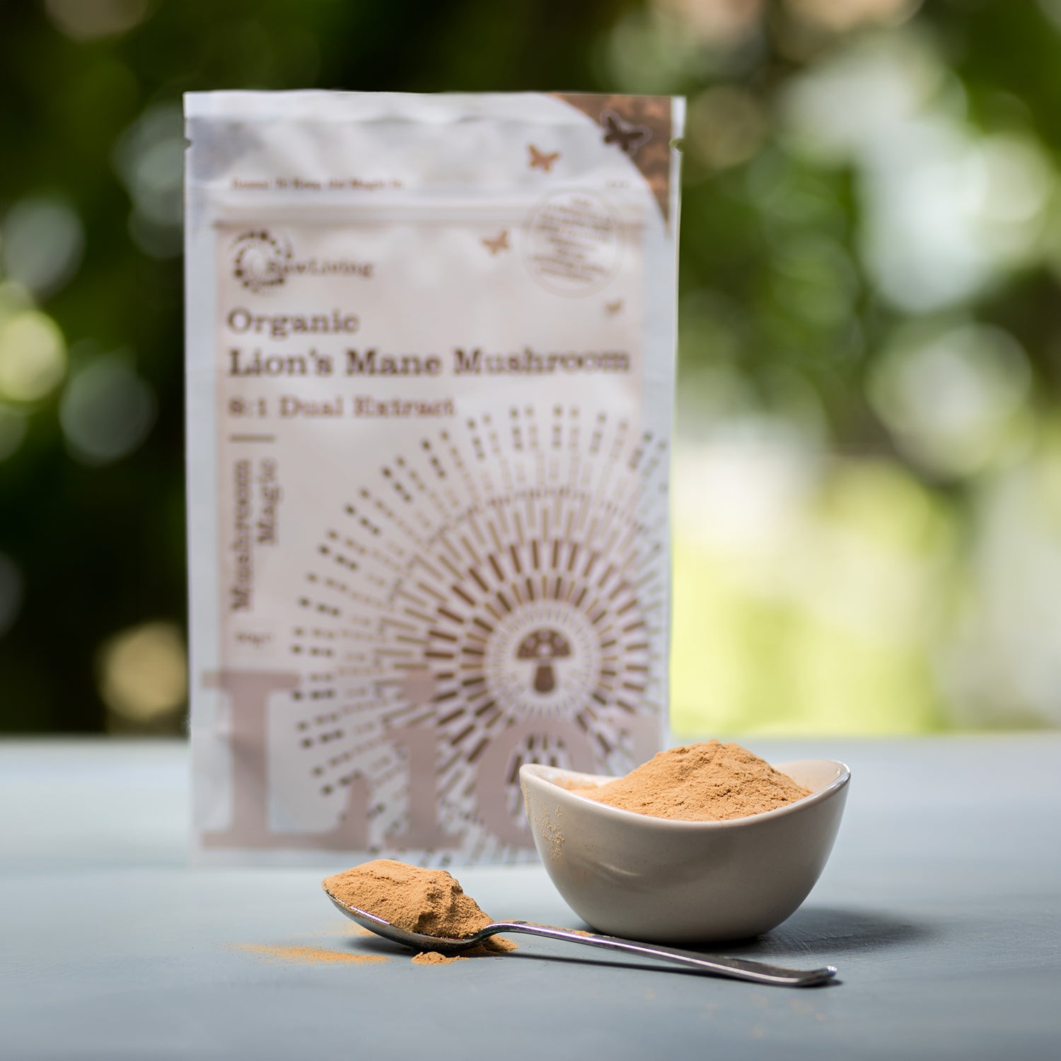 Lions Mane Mushroom Dual 8:1 Extract Powder - Organic