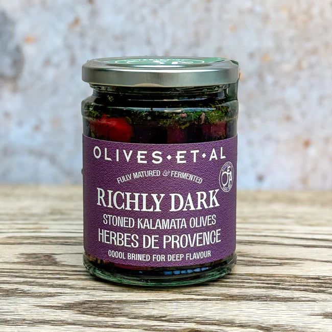 Richly Dark Pitted Kalamata Olives (270g)