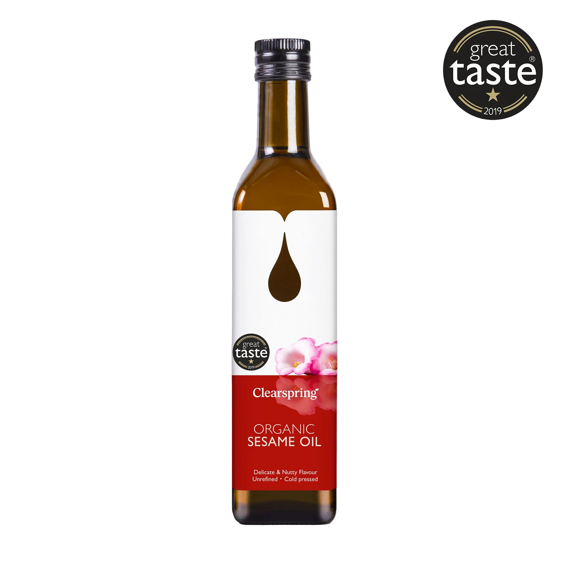 Organic Sesame Oil (500ml) | Clearspring | Raw Living UK | Clearspring Organic Sesame Oil is made using Highest Quality Organic Sesame, which is then cold-pressed without chemicals to ensure nutrition & flavour.