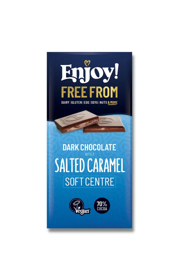 Enjoy Raw Chocolate - Salted Caramel Soft Centre (70g)