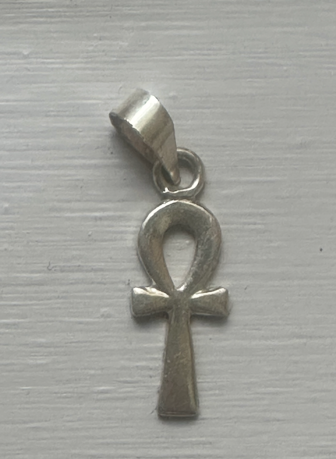 Silver ankh pendant