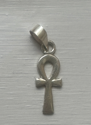Silver ankh pendant