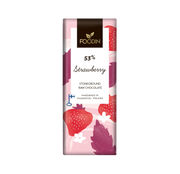 Organic Raw Chocolate Bar Strawberry 53%