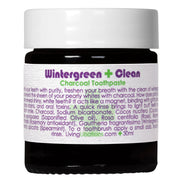 Wintergreen Activated Charcoal Toothpaste