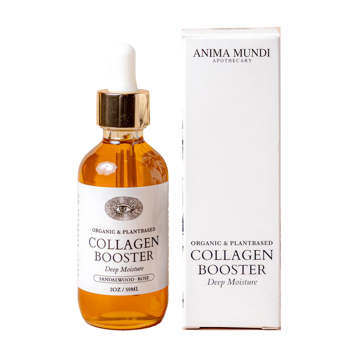Anima Mundi Collagen Booster Face Oil 2 oz (59 ml), bottle and box