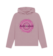 Mauve Printed Hoody