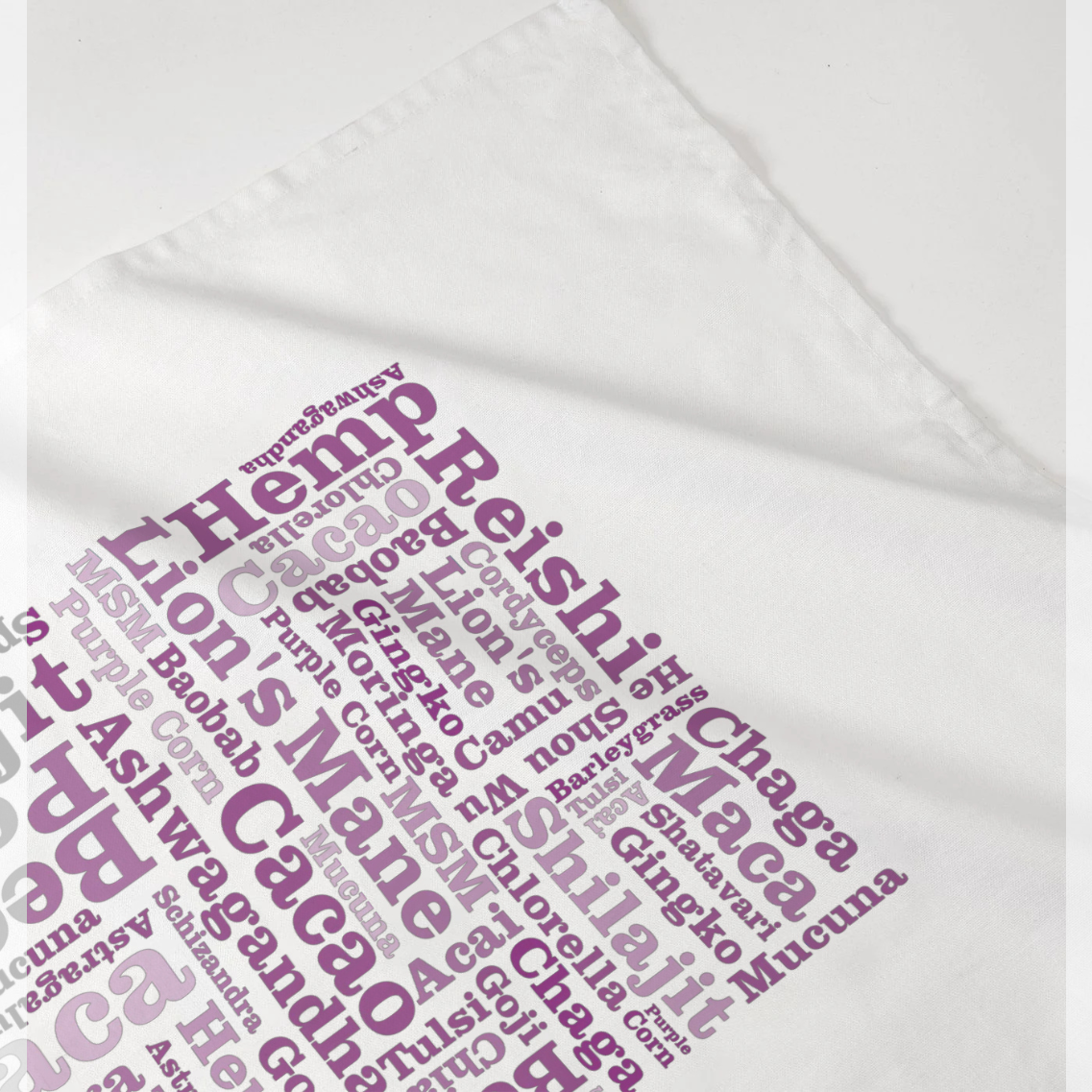 Superfoods Cloud Organic Cotton Tea Towel