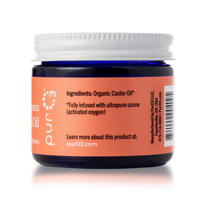 Ozone-Infused Castor Oil