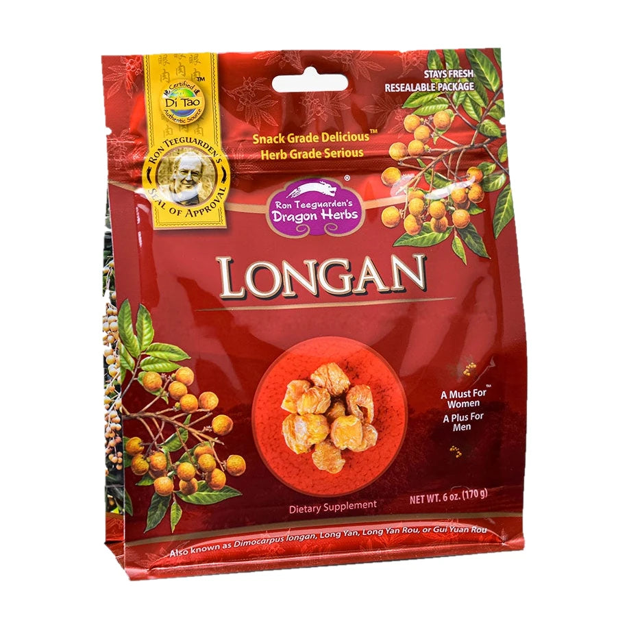 Dragon Herbs Longan Fruit 6 oz (170 g), front of pouch