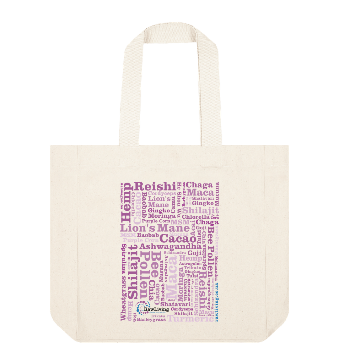 Superfoods Cloud Organic Cotton Shopper Bag