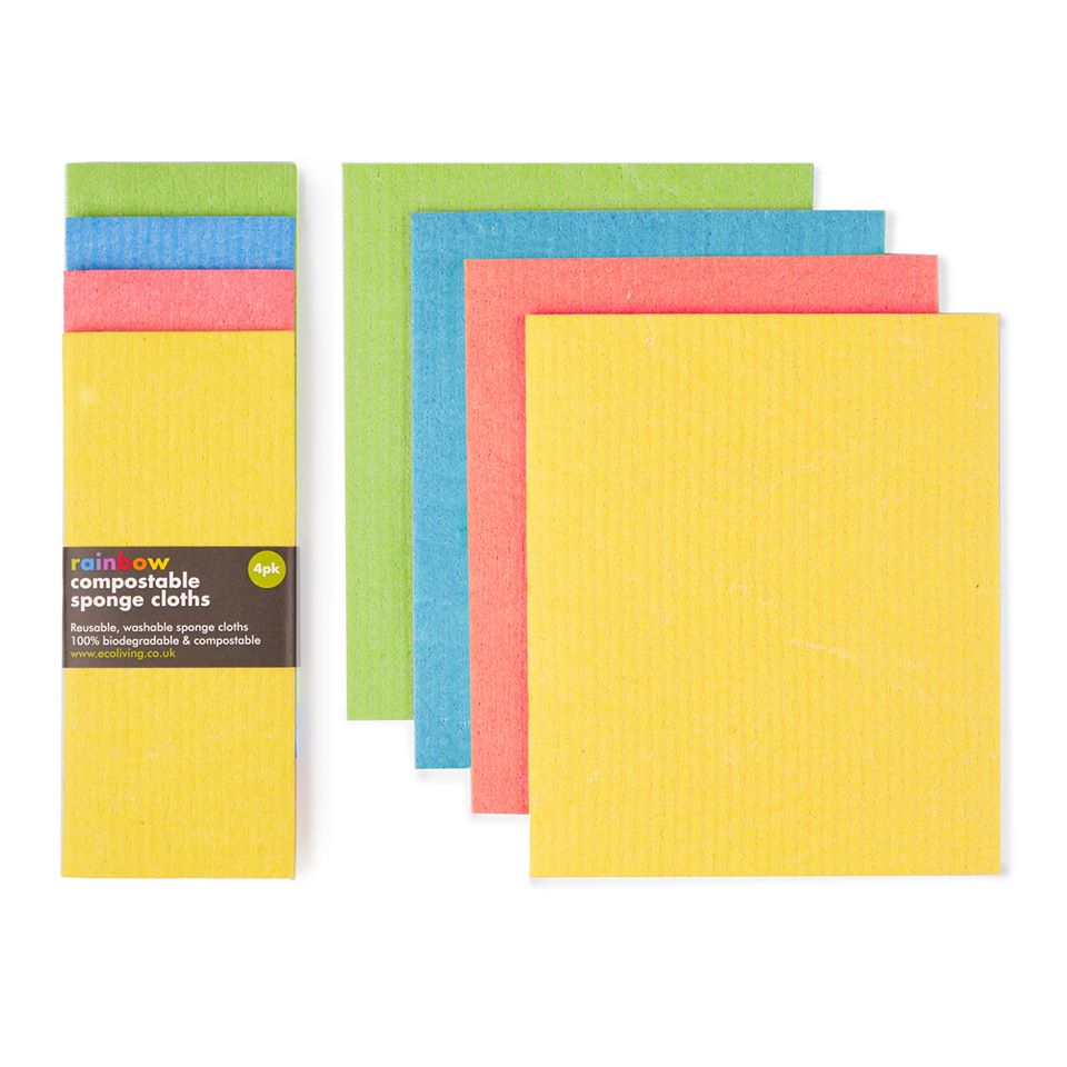 Rainbow Compostable Sponge Clothes (4)