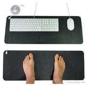 Grounding Mat (No Plug) | Groundology | Raw Living UK | EMF & Energy Protection | Groundology Grounding Mat (68cm x 25cm) is a conductive grounding mat for earthing while sitting or standing, while at a desk, watching television, etc.
