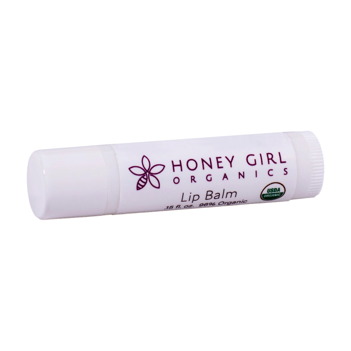 Honey Girl Organics Lip Balm Stick 0.15 fl oz, front of stick