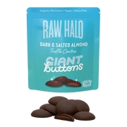 Dark & Salted Almond Giant Chocolate Buttons (90g)