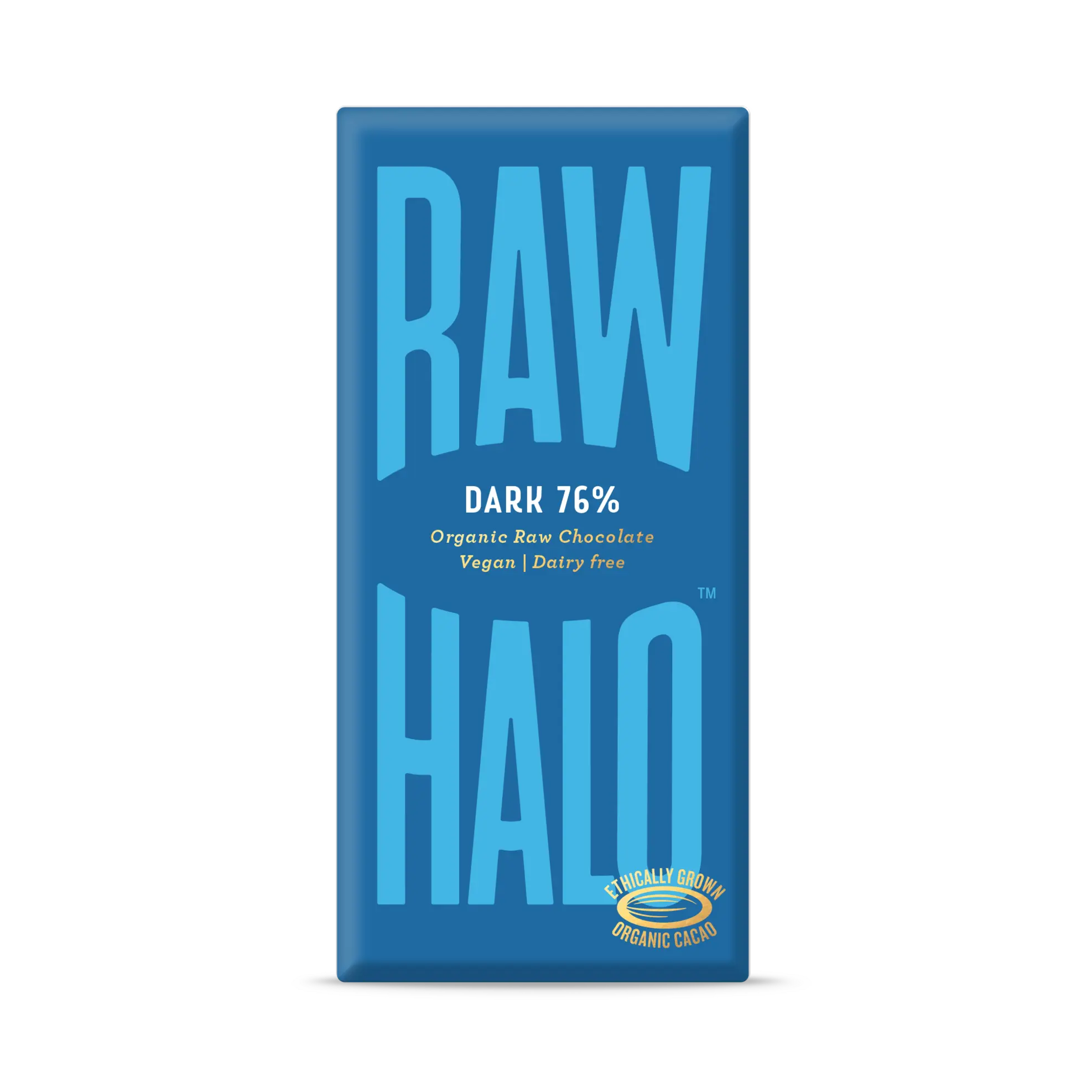 Dark 76% Organic Raw Chocolate Bar (70g)